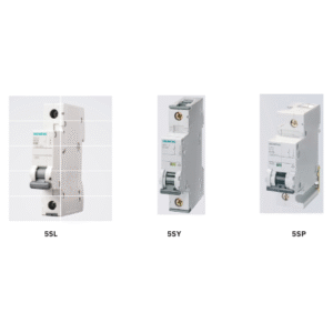 Minidisjuntores 5SL, 5SY e 5SP